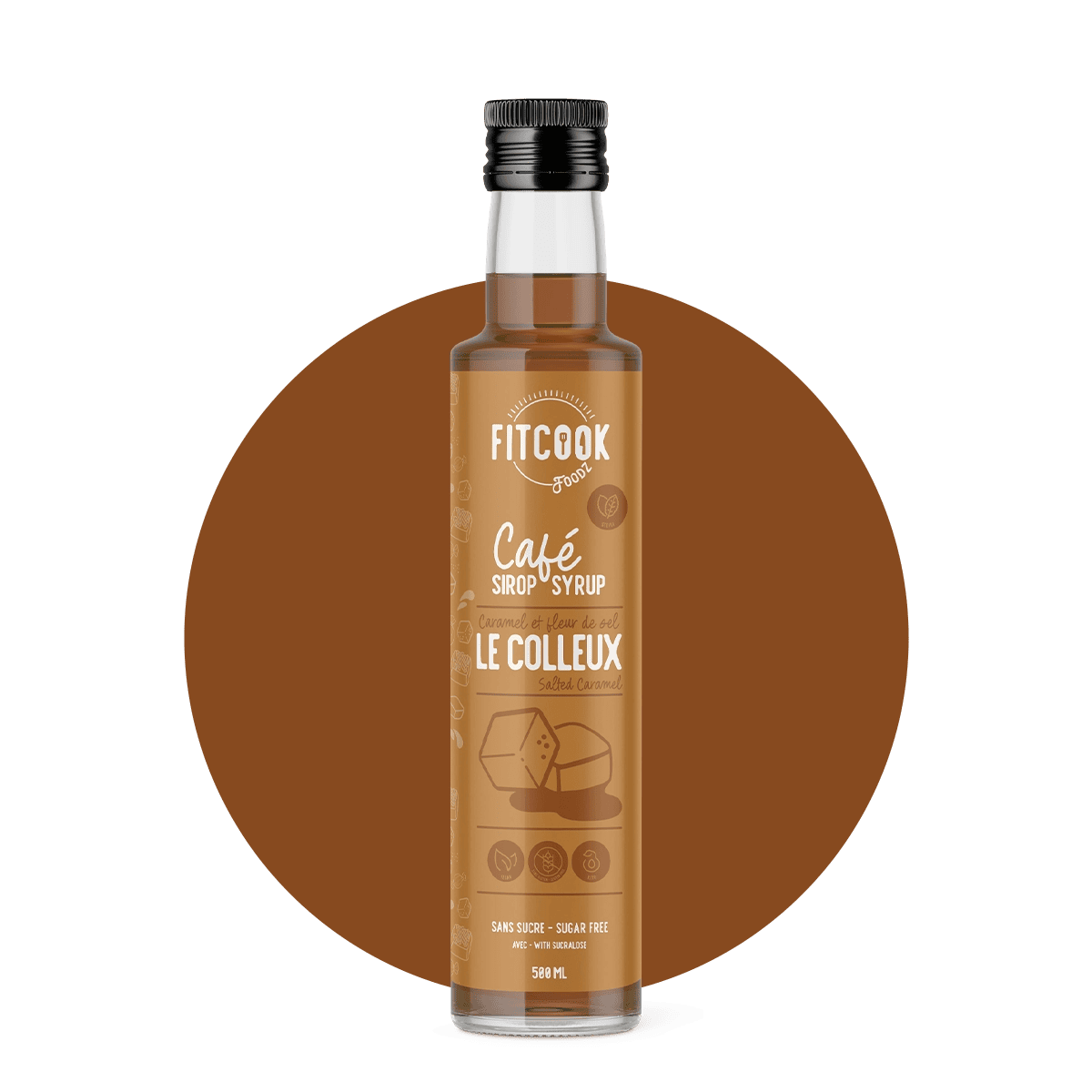 Le Colleux - Sirop Sans Sucre Caramel et Fleur de Sel