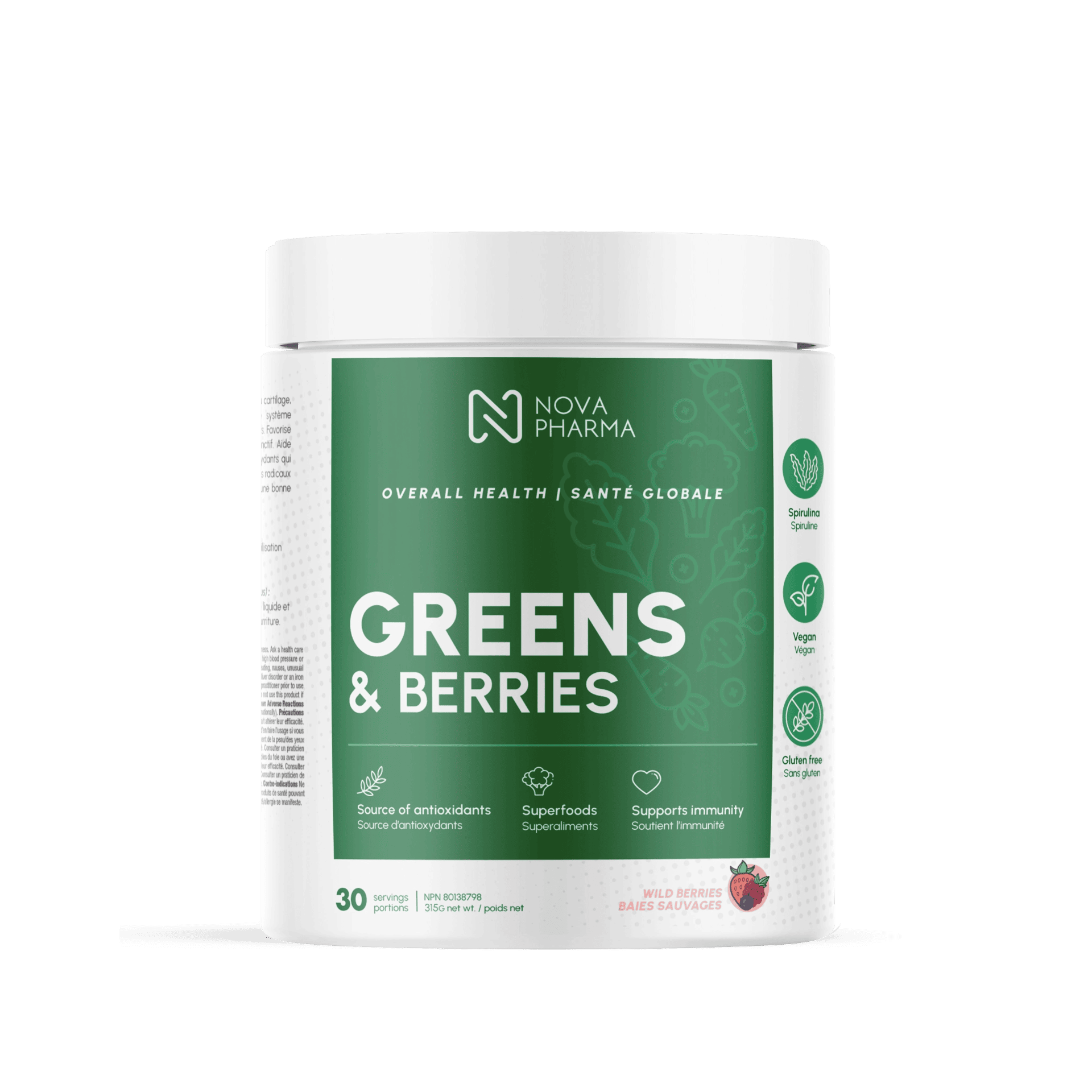 Greens & Berries, 30 portions
