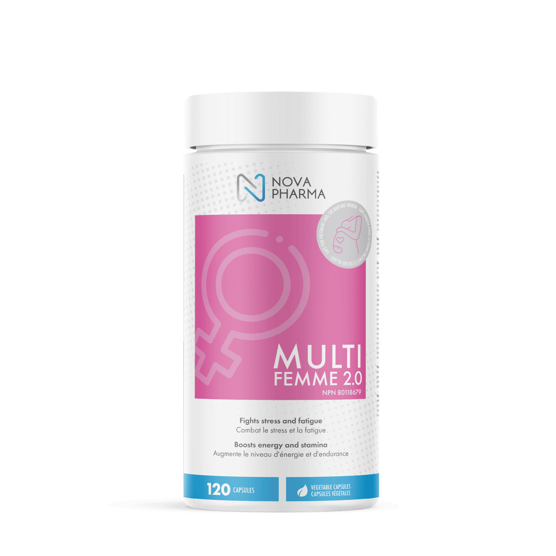 Multi-Femme 2.0 - Multivitamines pour Femme, 120 capsules