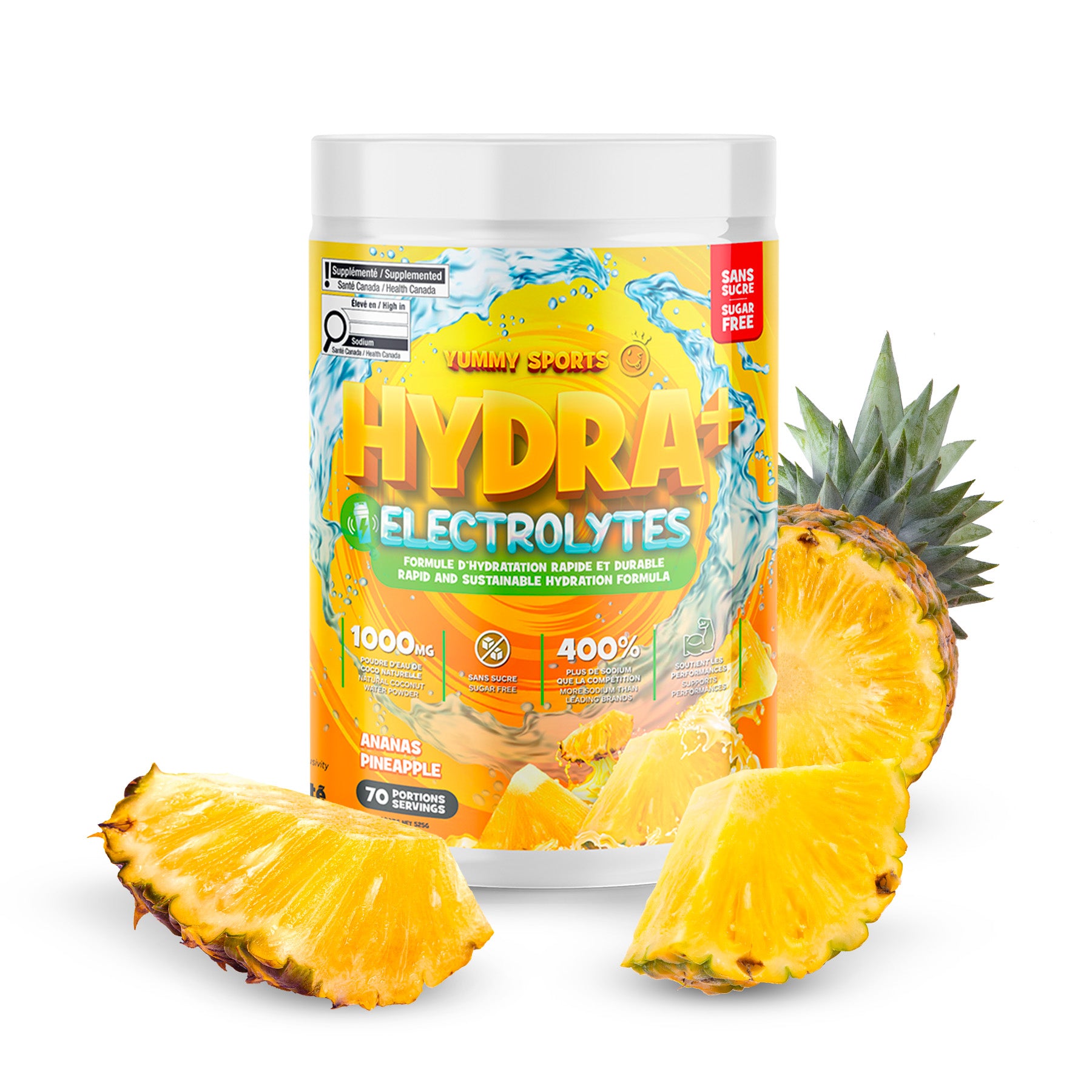 Hydra+ Électrolytes (70 portions)