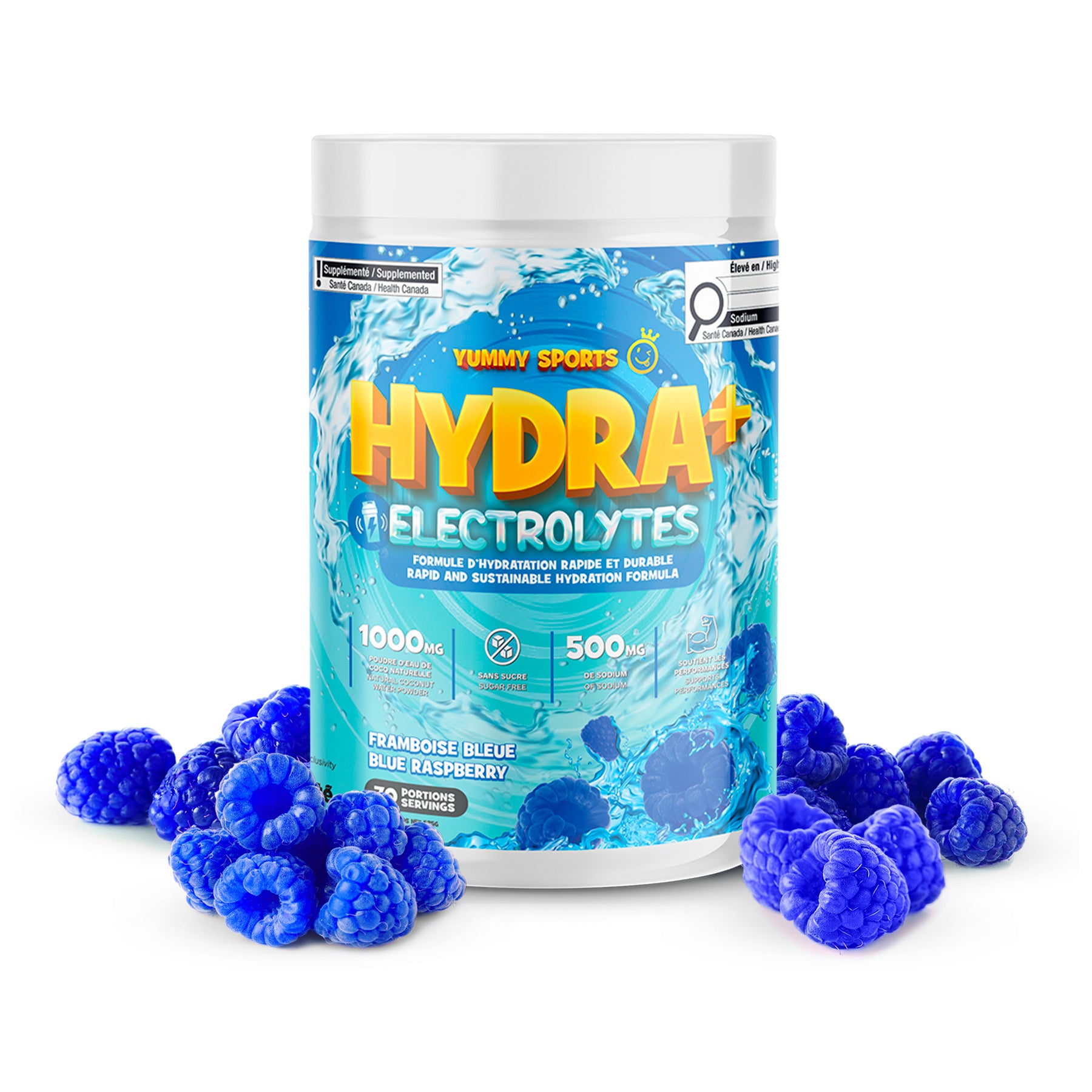 Hydra+ Électrolytes (70 portions) – Image 2